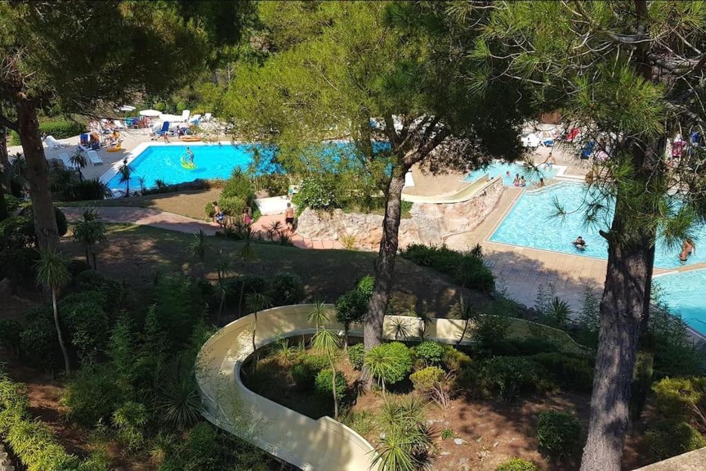 Dans Un Cadre D'Exception, Vue Mer Panoramique A Agay Cote D'Azur, Village Vacances Cap Esterel, T2 Avec Jardin, Golf, Climatisation, Wifi, 5 Piscines Saint-Raphaël Dış mekan fotoğraf