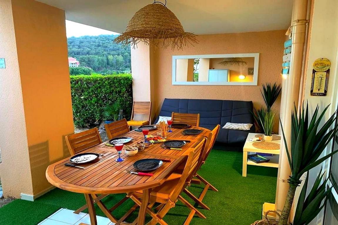Dans Un Cadre D'Exception, Vue Mer Panoramique A Agay Cote D'Azur, Village Vacances Cap Esterel, T2 Avec Jardin, Golf, Climatisation, Wifi, 5 Piscines Saint-Raphaël Dış mekan fotoğraf