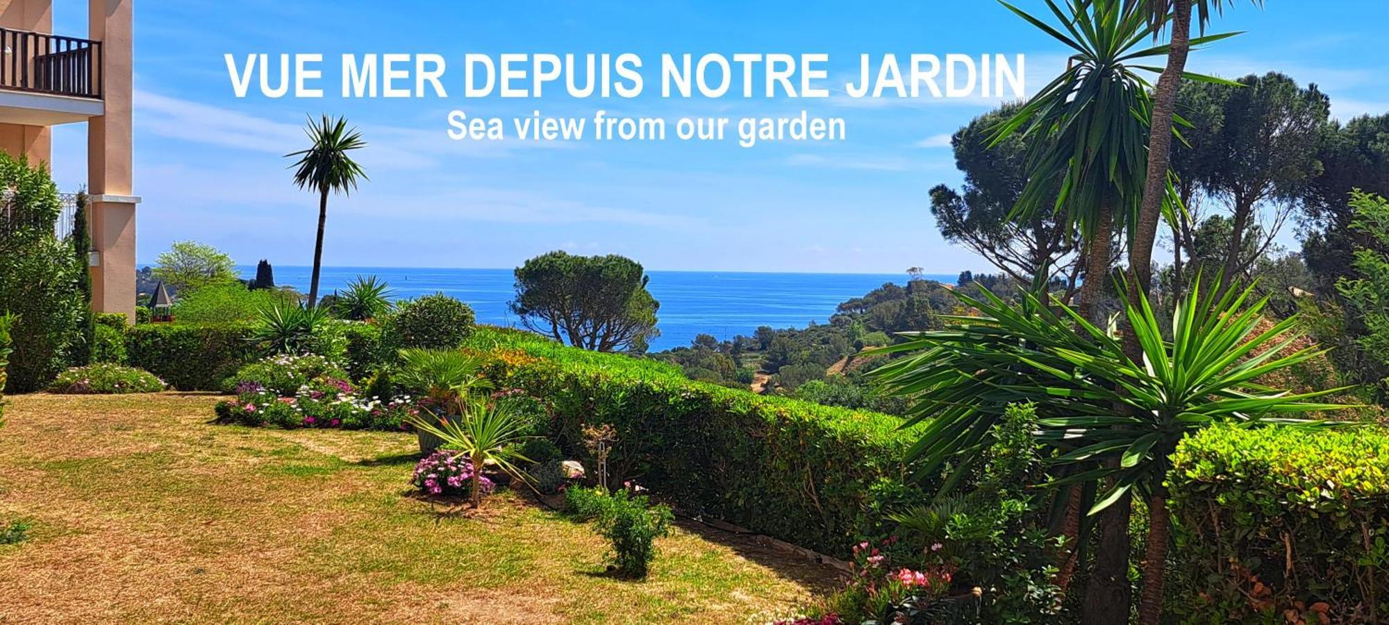 Dans Un Cadre D'Exception, Vue Mer Panoramique A Agay Cote D'Azur, Village Vacances Cap Esterel, T2 Avec Jardin, Golf, Climatisation, Wifi, 5 Piscines Saint-Raphaël Dış mekan fotoğraf